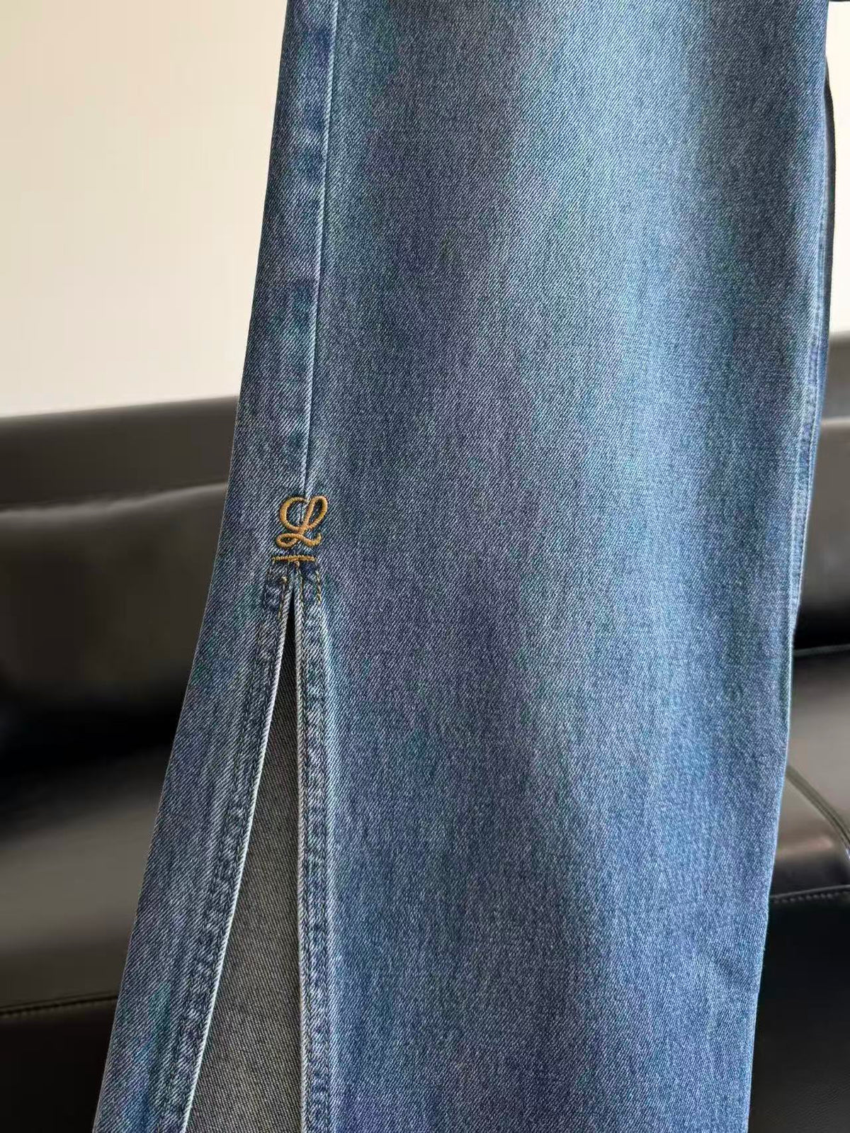 Loewe 2026 Wide-Leg Jeans Blue Denim