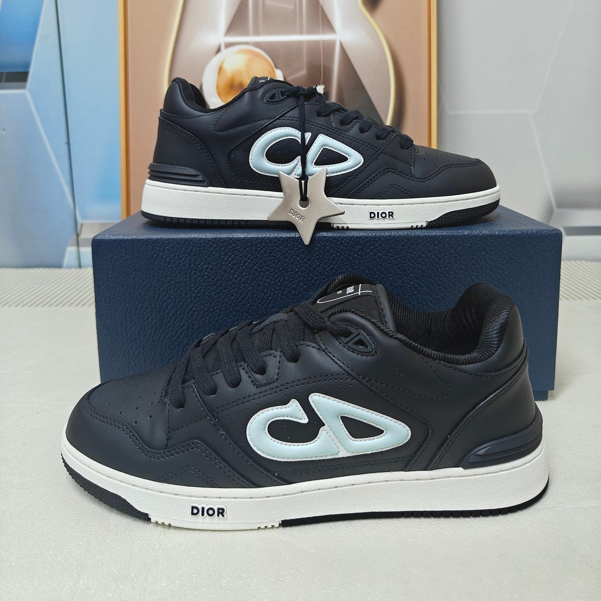 CD 26s Low Top Sneaker Black Calfskin 314925