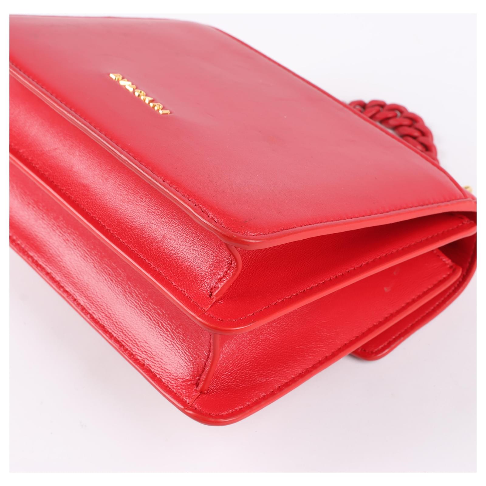 BVL Serpenti Forever Crossbody Bag 20cm Red Cowhide GHW 188659