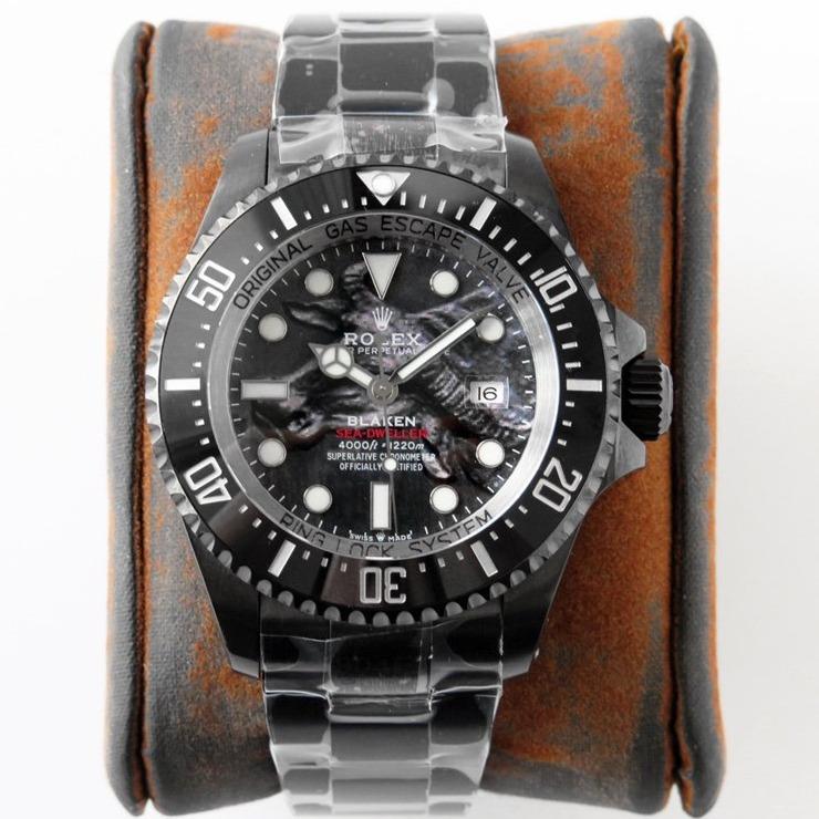SEA-DWELLER DEEPSEA 44MM BLACK CUSTOM BUFFALO DIAL