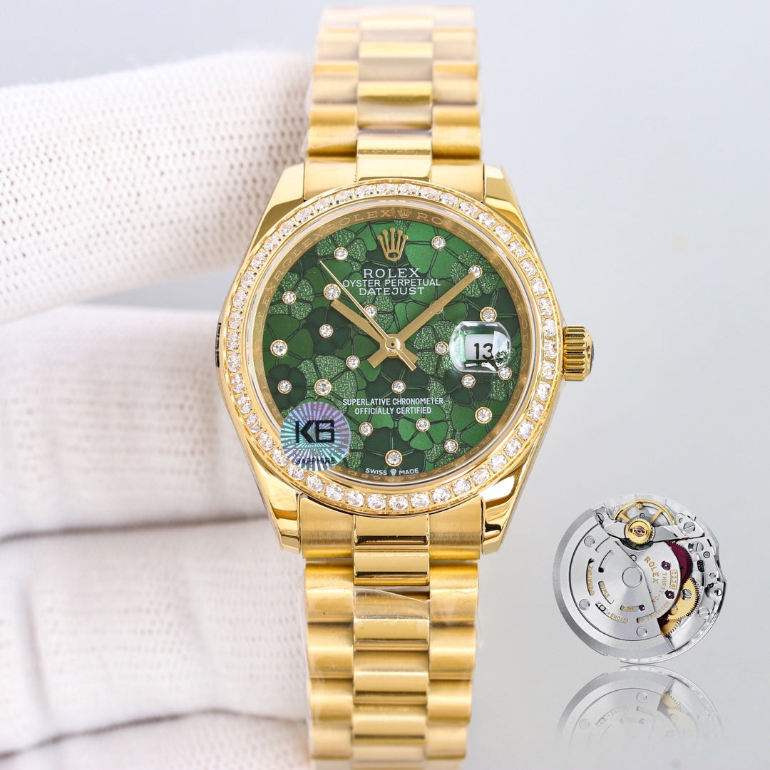 DATEJUST 31 GOLD BLUE DIAL