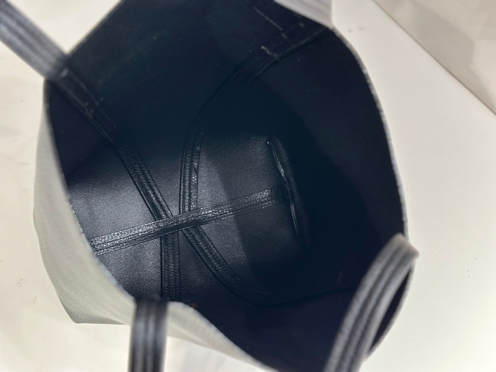 Chloe Spin Tote Bag Medium 27cm Black Calfskin 272274