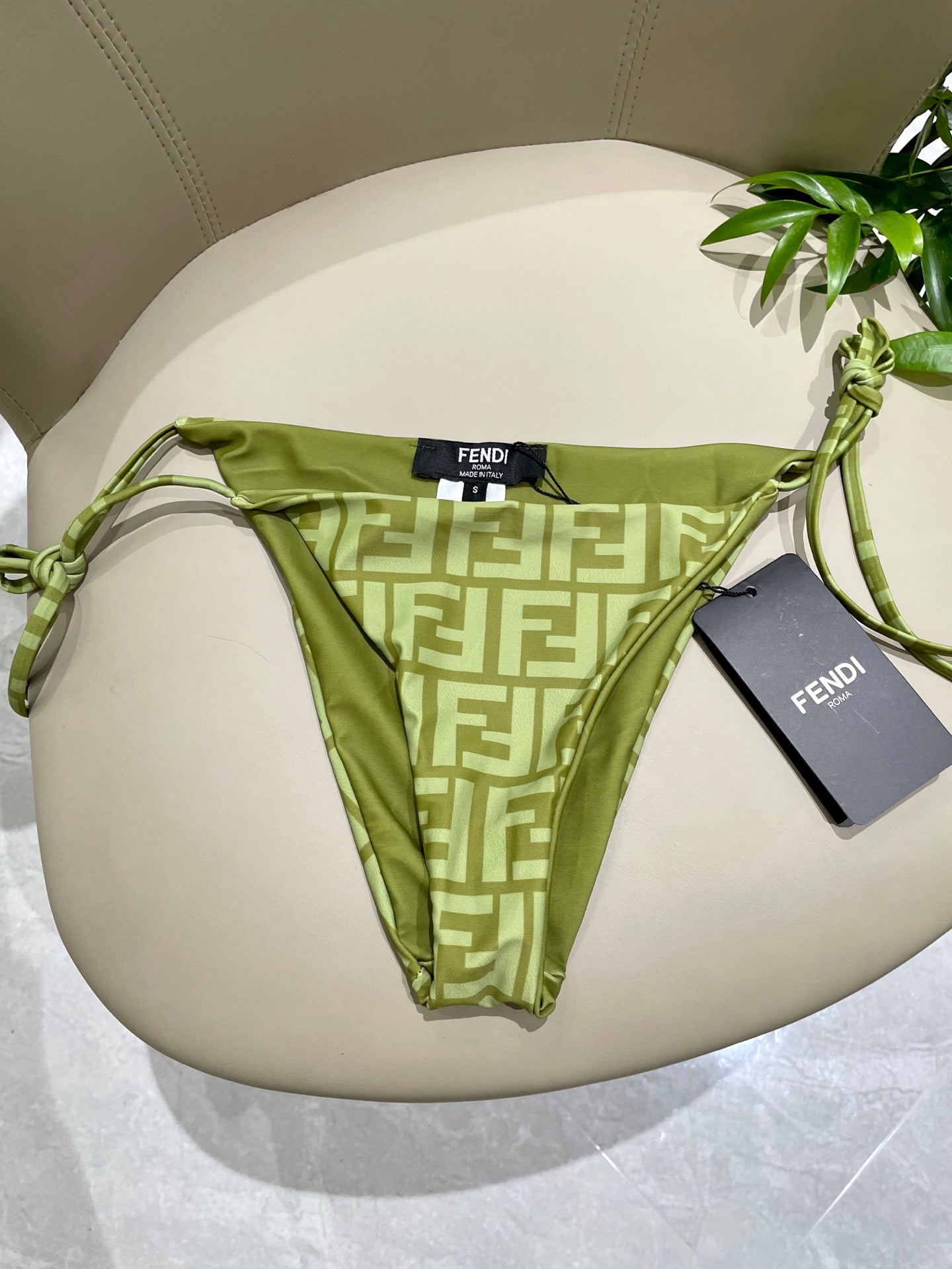 FF Swimsuit Green Polyamide 180511