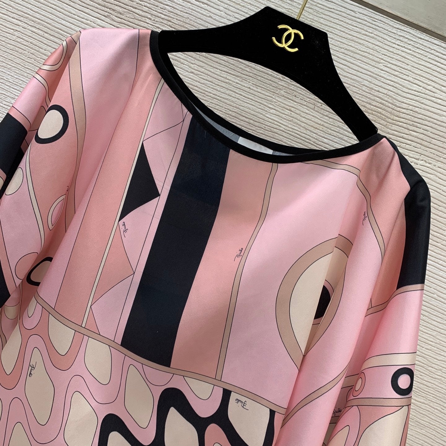 Pucci Cape Blouse Pink in Cotton 380154