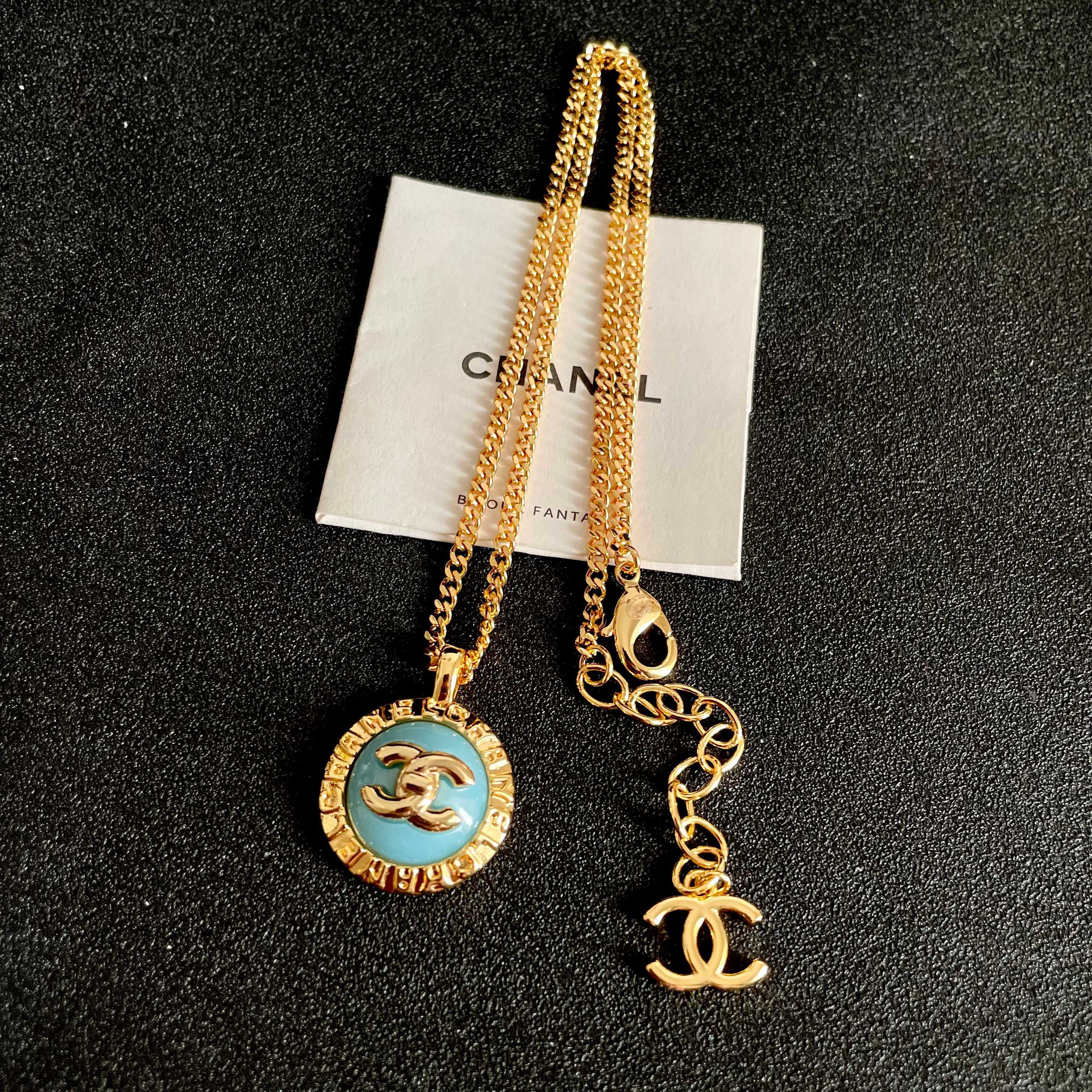 CC Round Stud Necklaces Enamel 65966