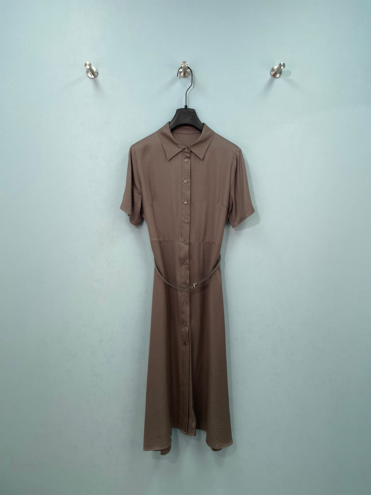 HM Belted Shirtdress Cotton 699267