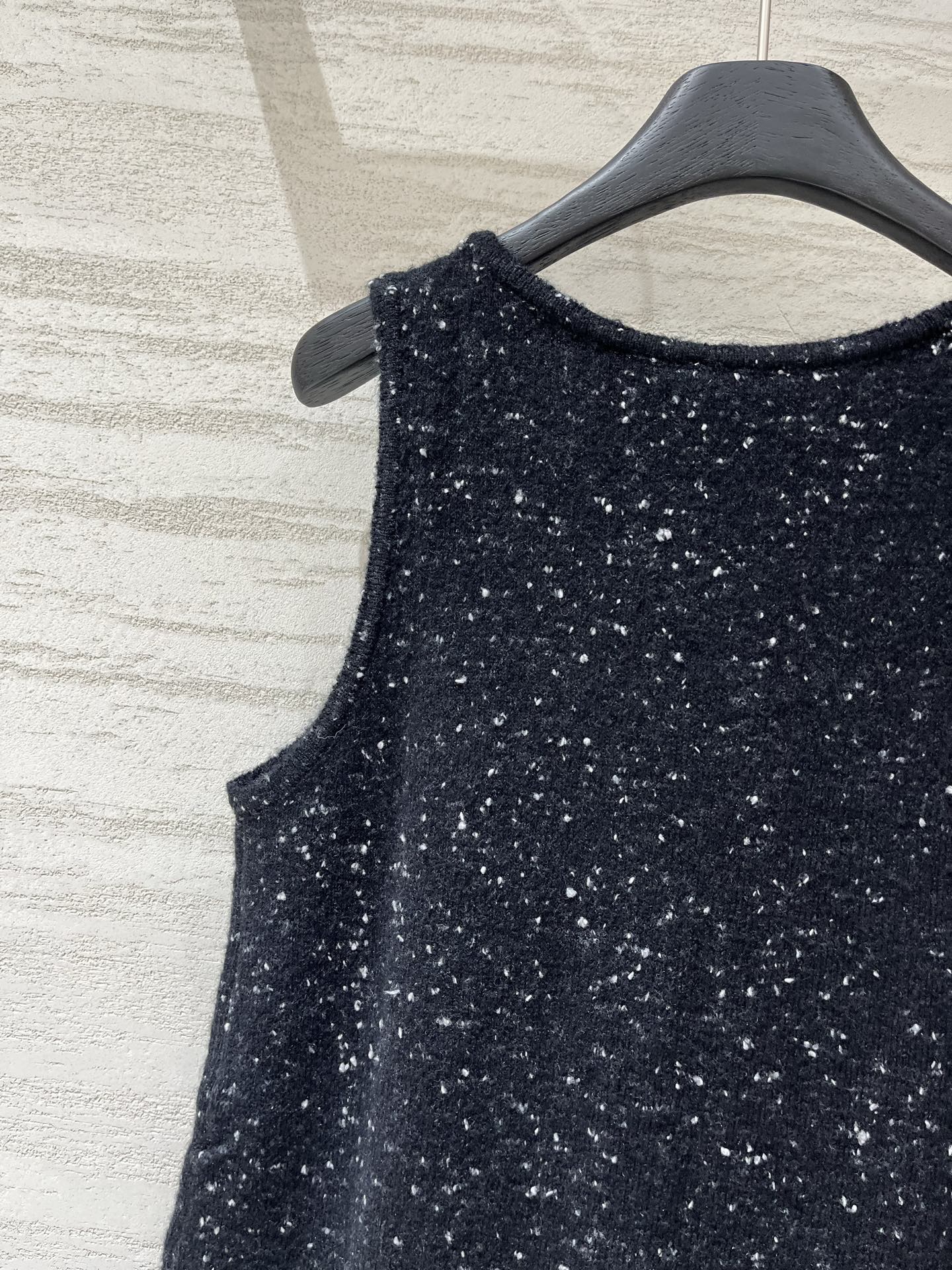 CC Button Shoulder Knit Tank Top 758932