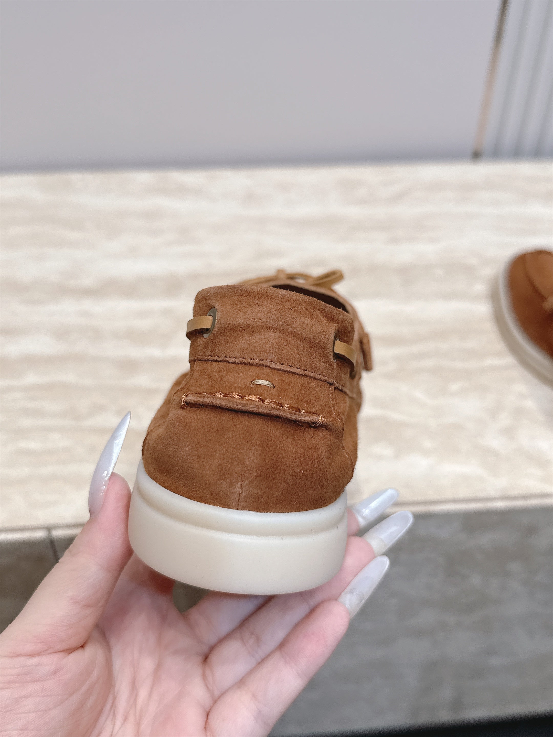 LP Sea-Sail Walk Boat Shoes Beige Suede 954500