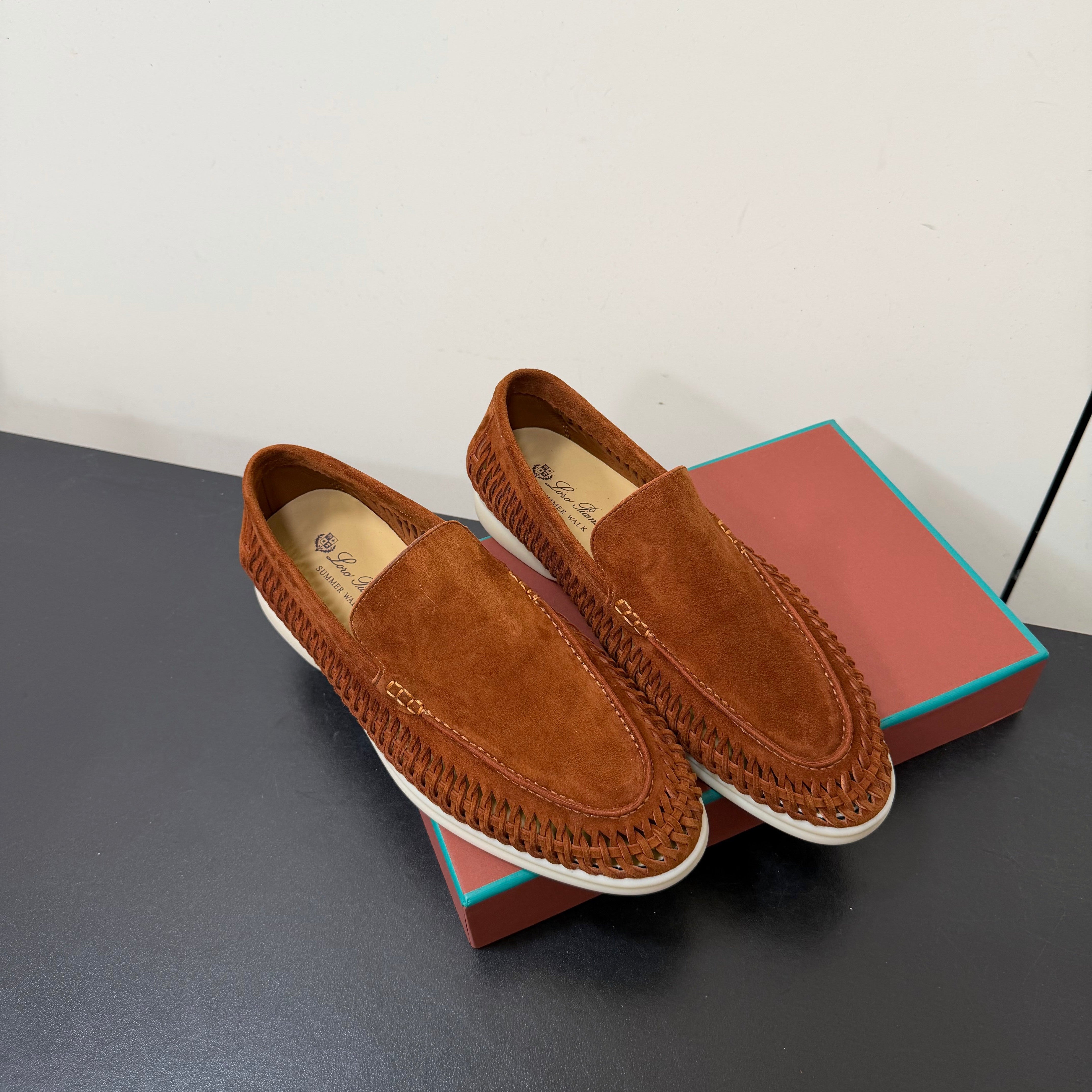 LP Summer Walk Loafers Brown Suede 984715