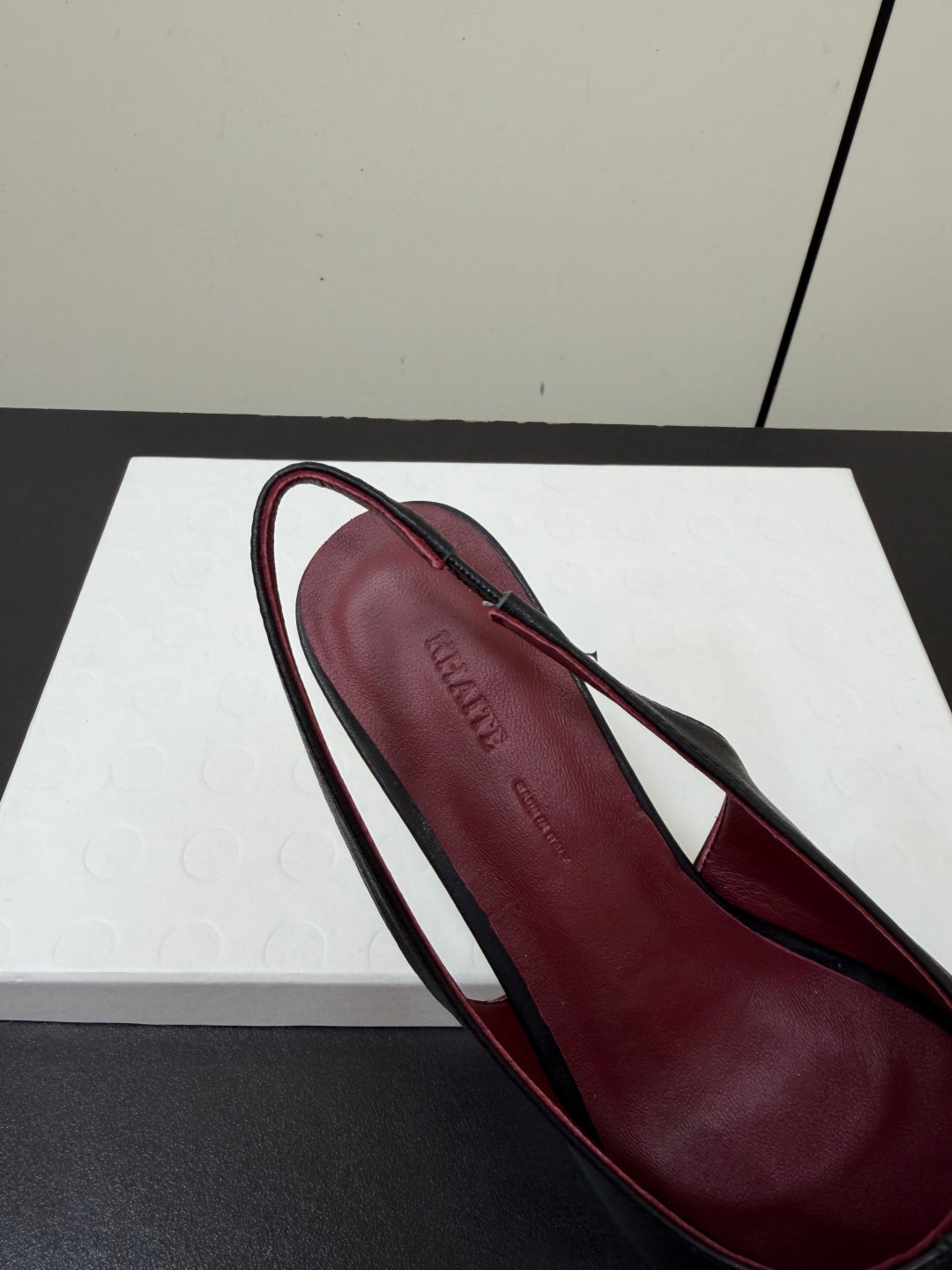 Khaite 26s Bella Pumps 5.5cm Black Leather 909459