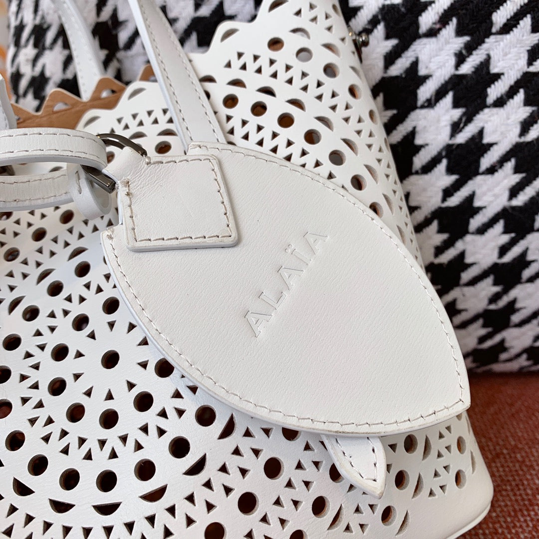 MINA 20 BAG IN WHITE VIENNA CALFSKIN