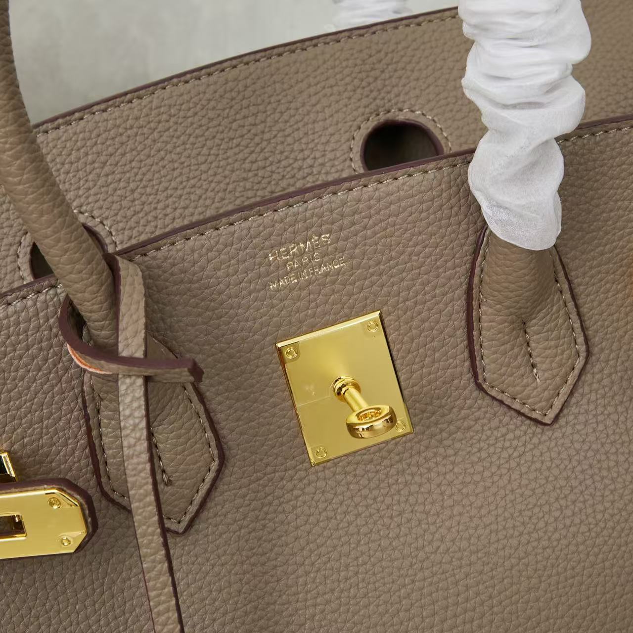 HM Birkin Bag 25 Taupe Togo Leather GHW