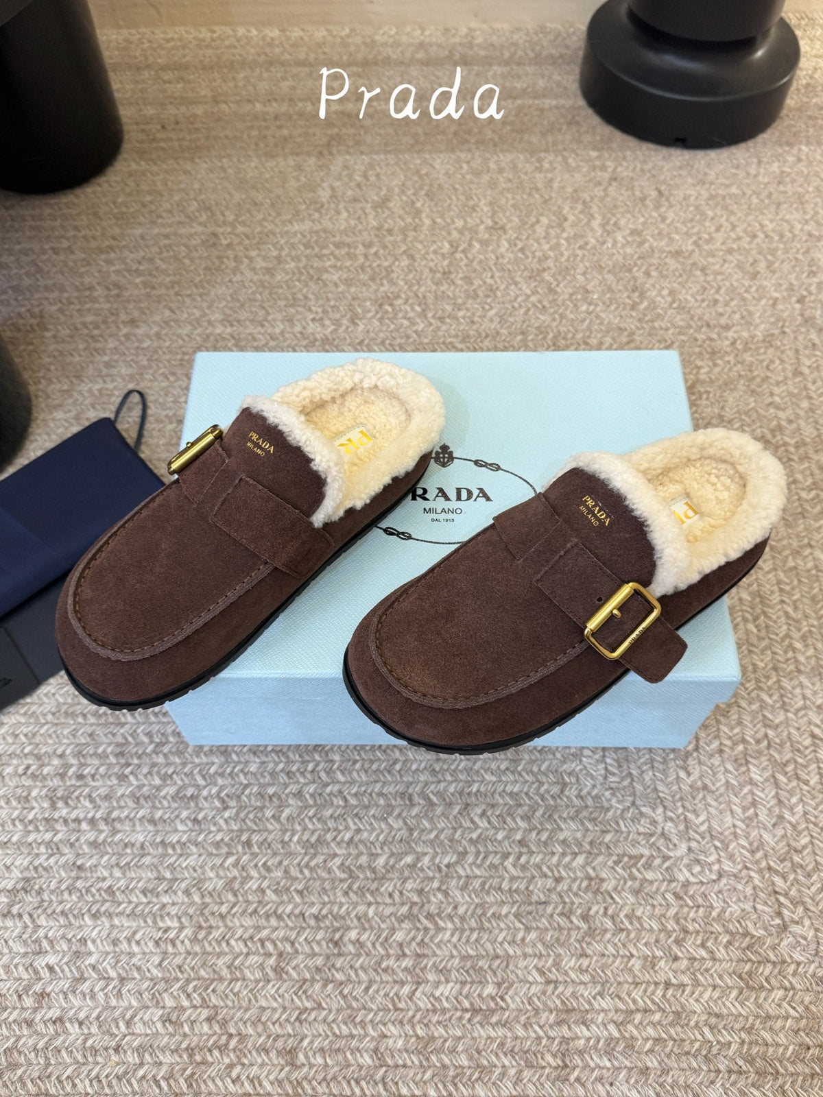 Prada 2026 Desert Mules Suede 151226