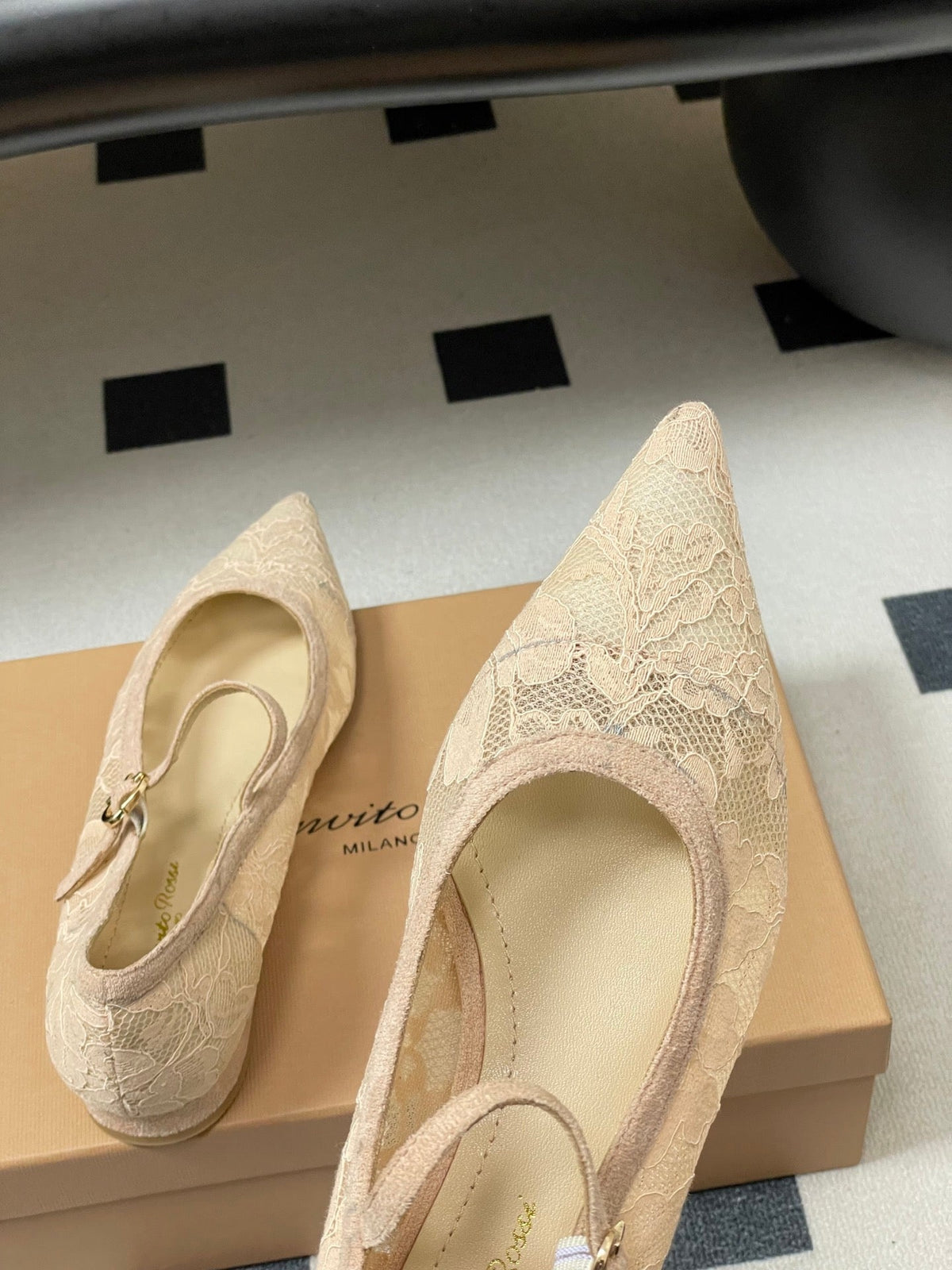 GR 26s Mary Jane Nude Lace 164799