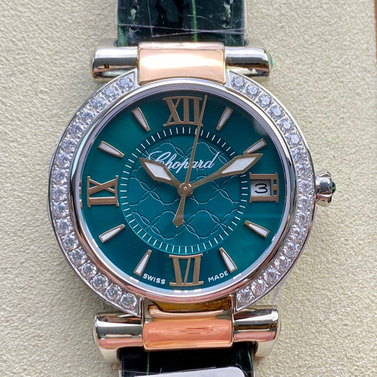 Impepiale 36mm Diamond Green Dial