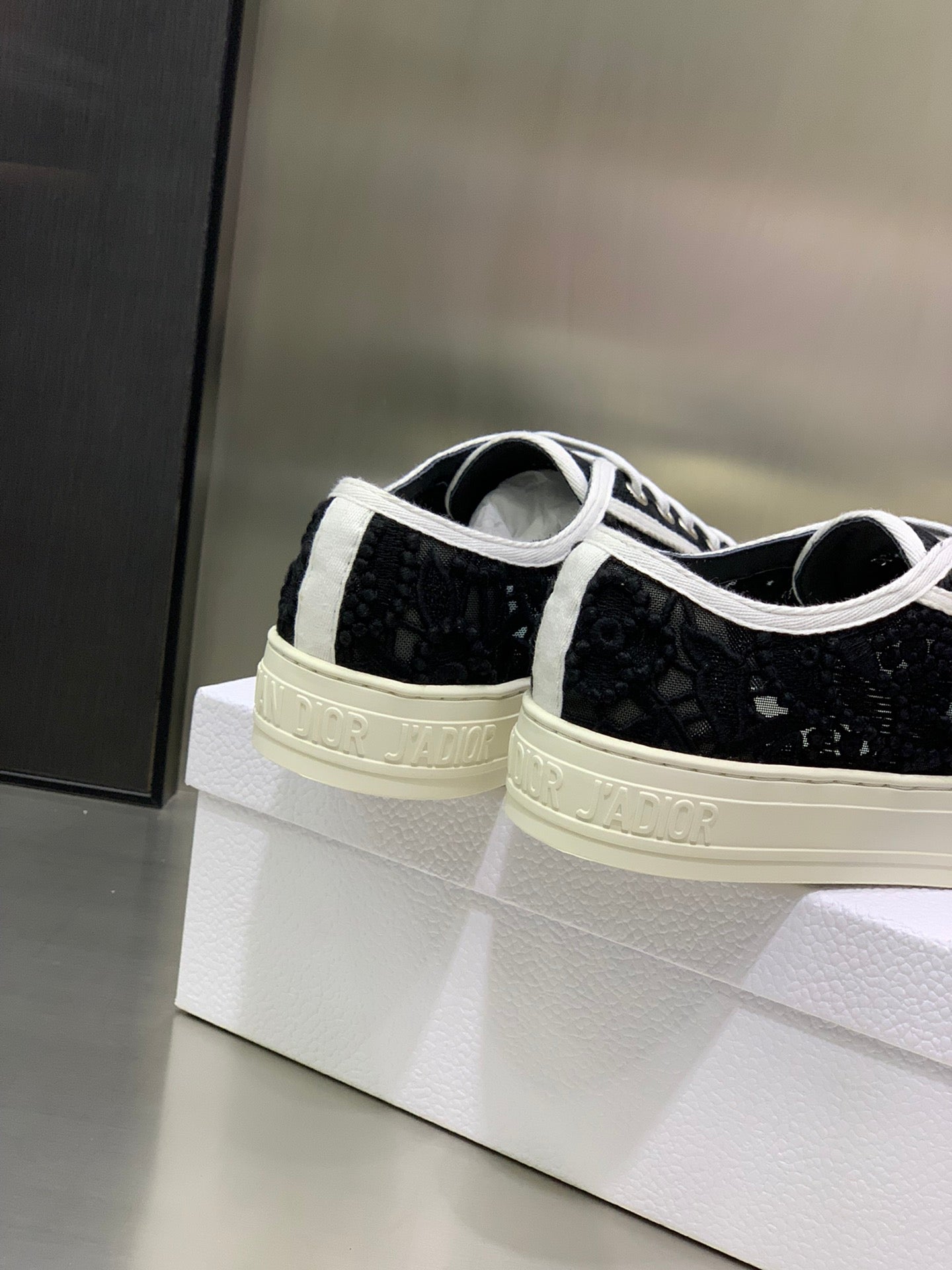 CD 26s Walk'n'Dior Sneaker Black Cotton 966660