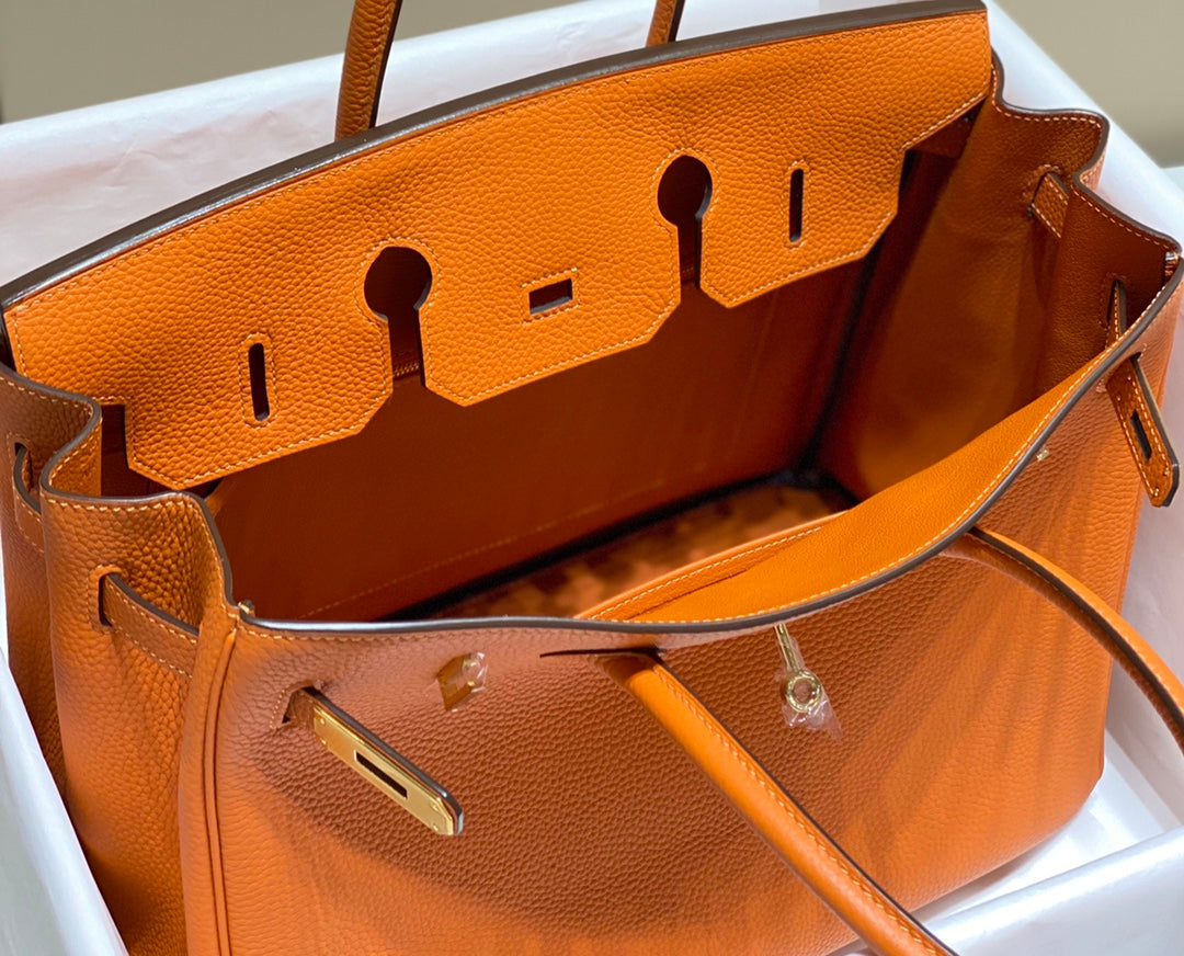 HM BIRKIN 35CM ORANGE TOGO LEATHER GOLD HARDWARE