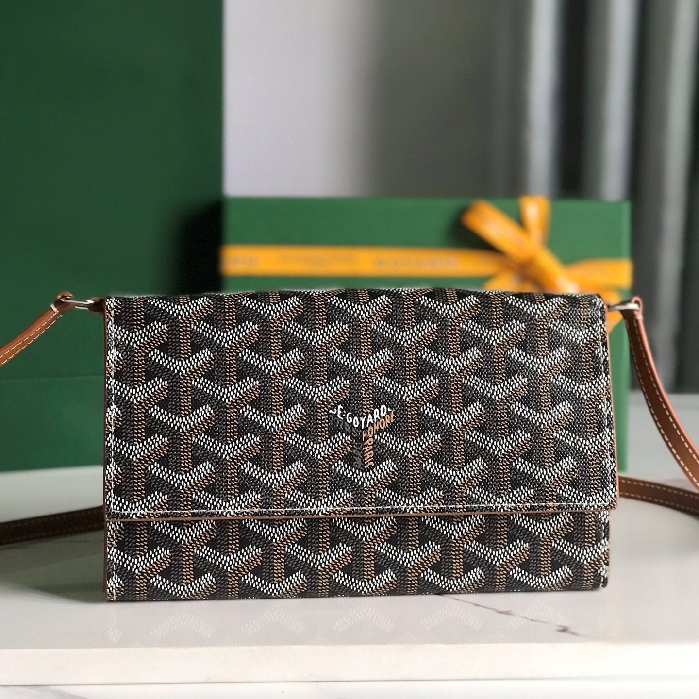 Goyard Varenne Continental Wallet 19cm Tan Canvas & Calfskin
