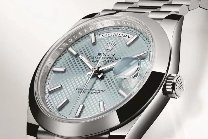 Rolex Datejust 41mm Silver Light Blue Dial