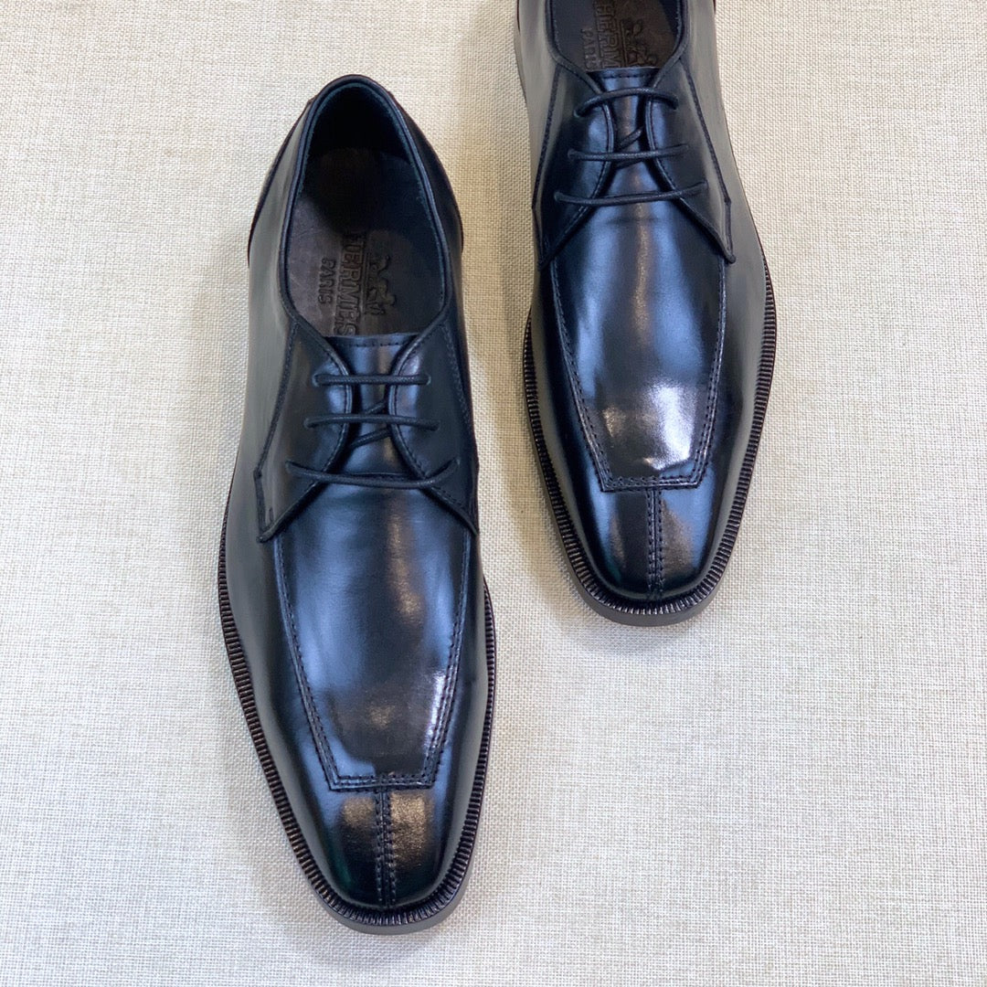 HM Men's Derby Black Cowhide 718424