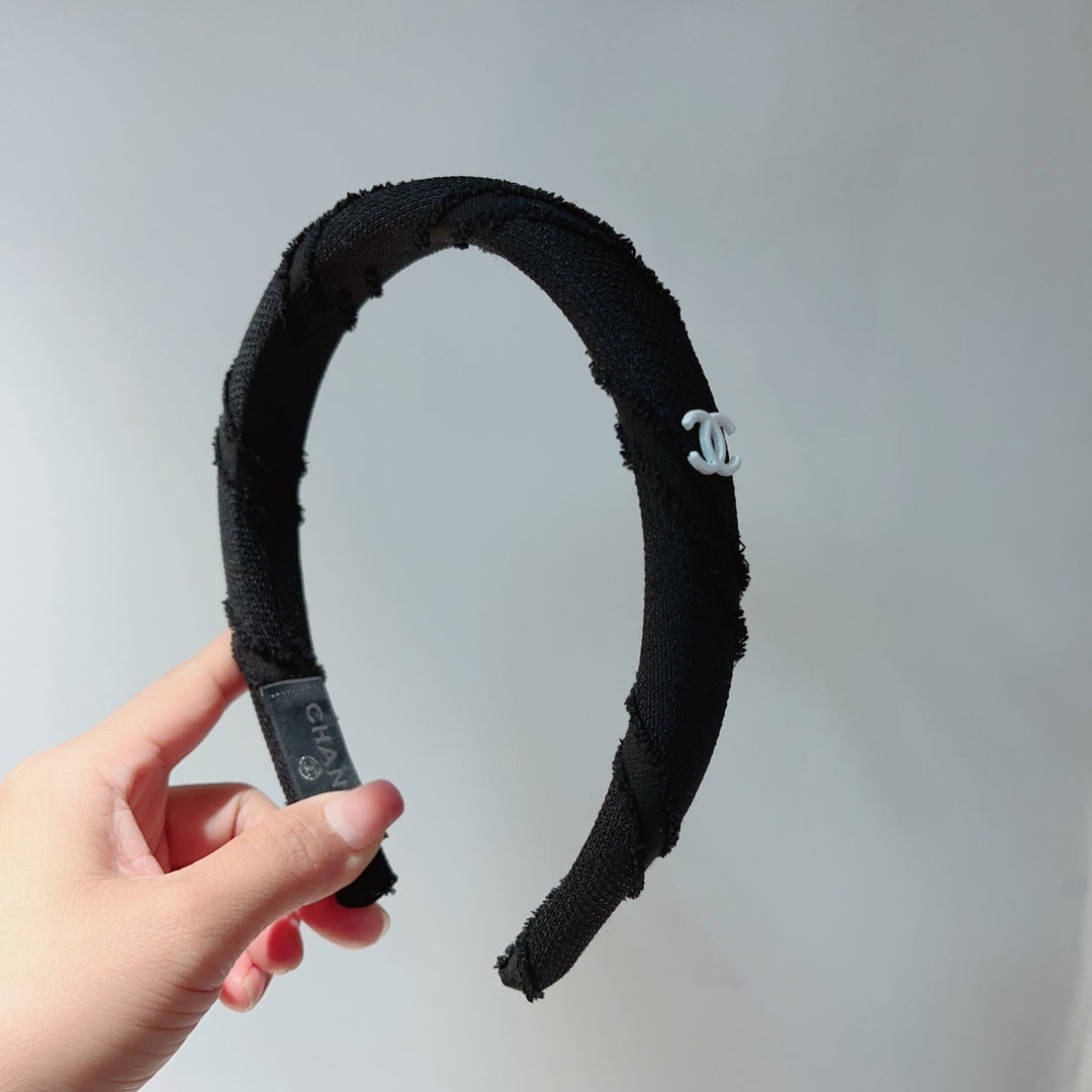 BLACK FABRIC HAIRBAND 876992