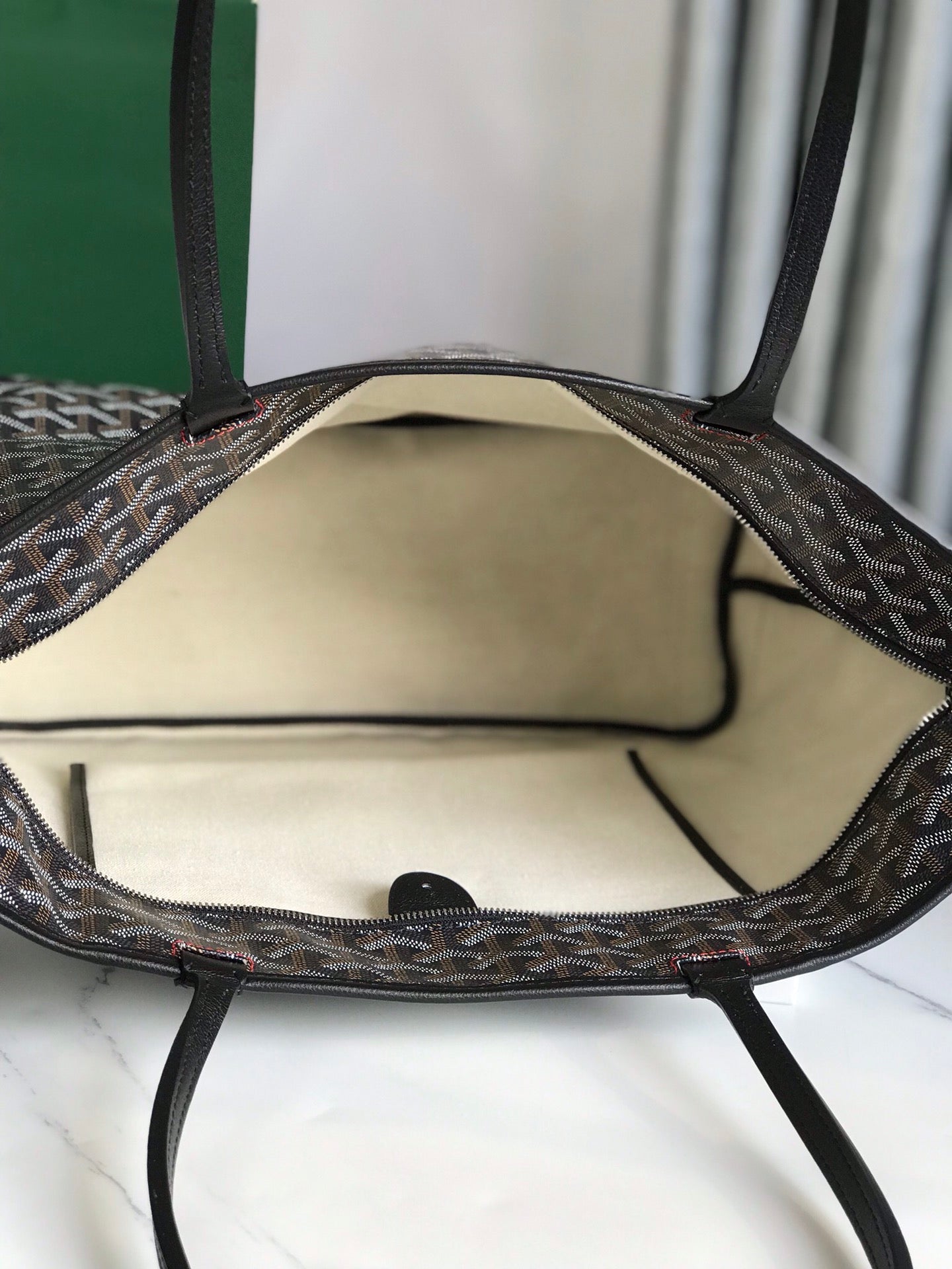 Goyard Artois PM Bag 35cm Black Canvas & Calfskin