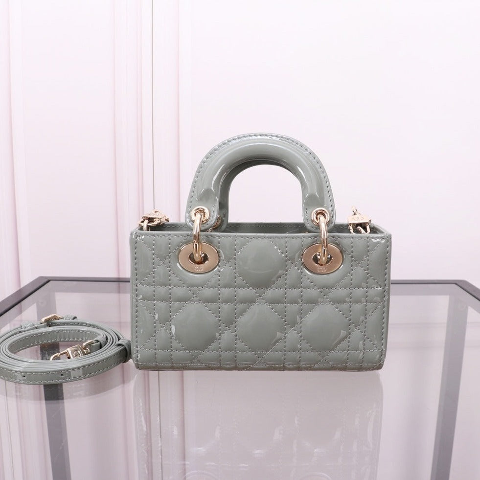 MICRO LADY D-JOY 16.5 ROCK GRAY LAMBSKIN
