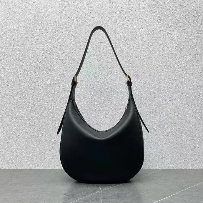 Celine Héloïse Bag Triomphe Black Grain Calfskin