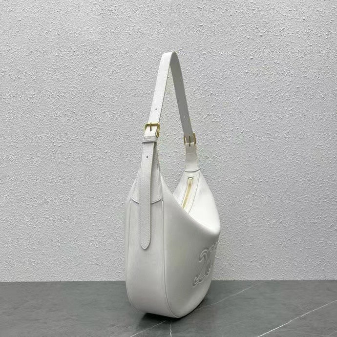 Celine Héloïse Bag Triomphe White Smooth Calfskin