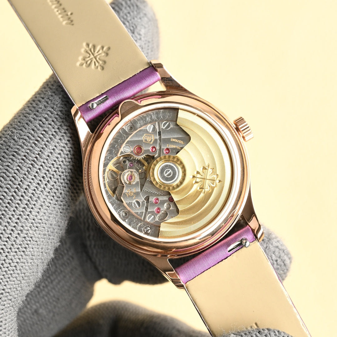 PATEK Calatrava 33mm Pink Gold Pink Dial
