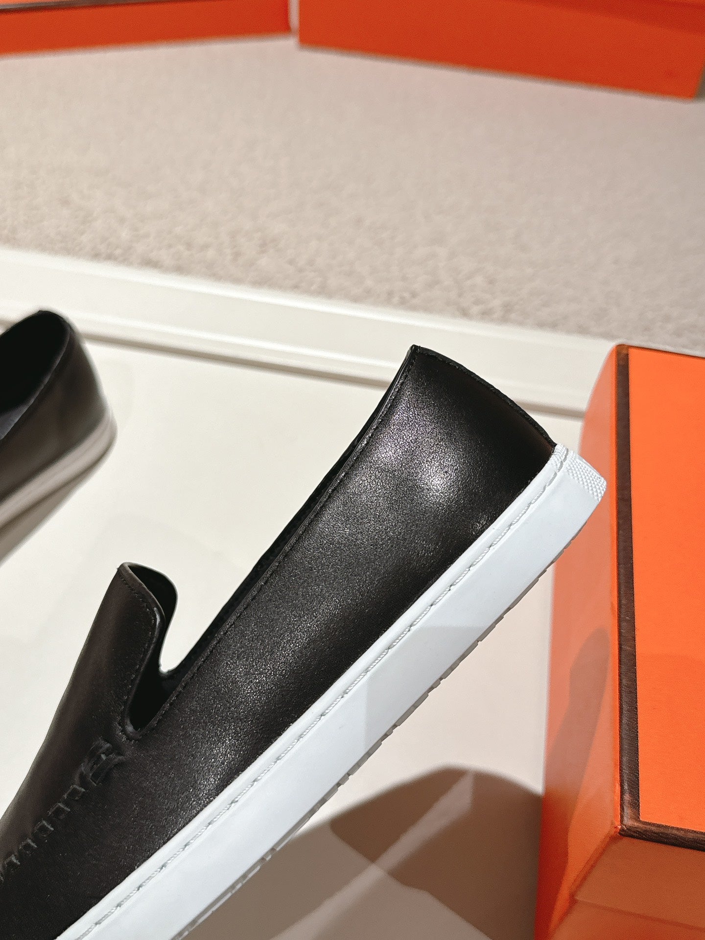 HM Julien Loafer Black Calfskin 577430