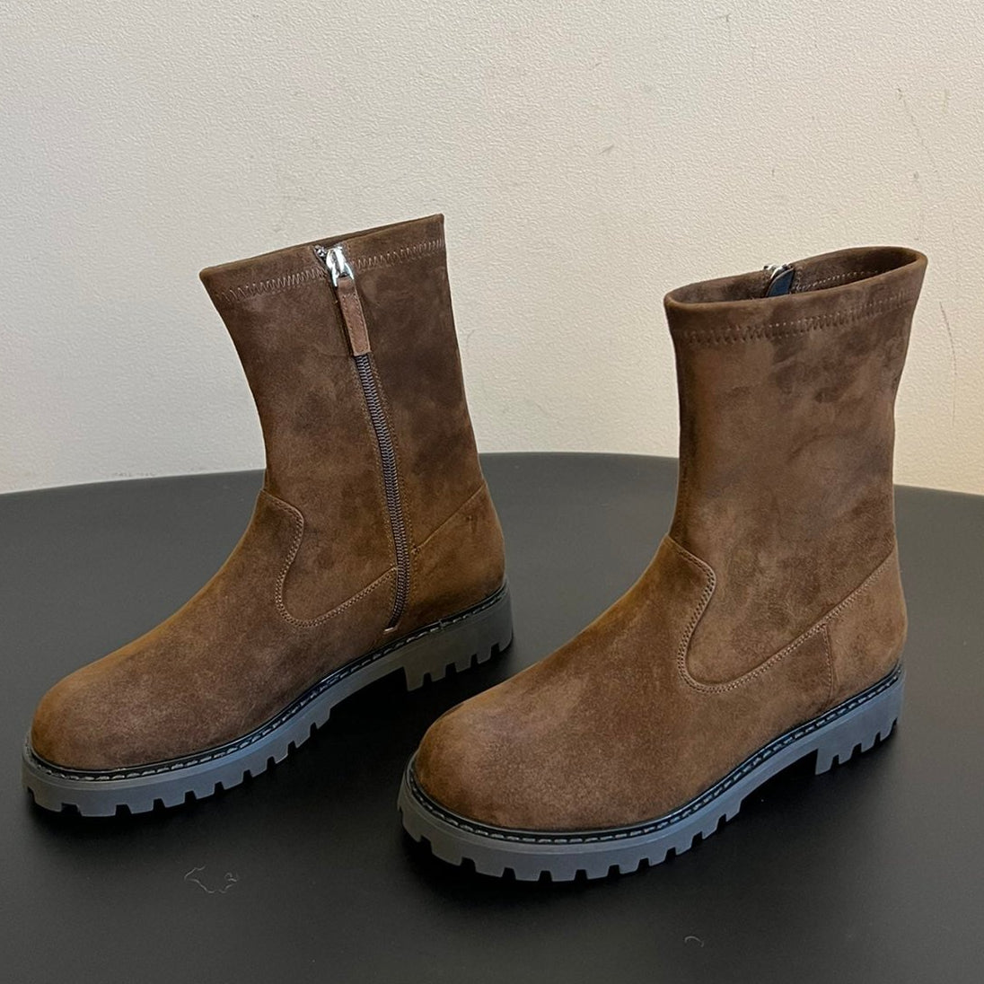 The Row 2025 Boot Brown Suede 561645