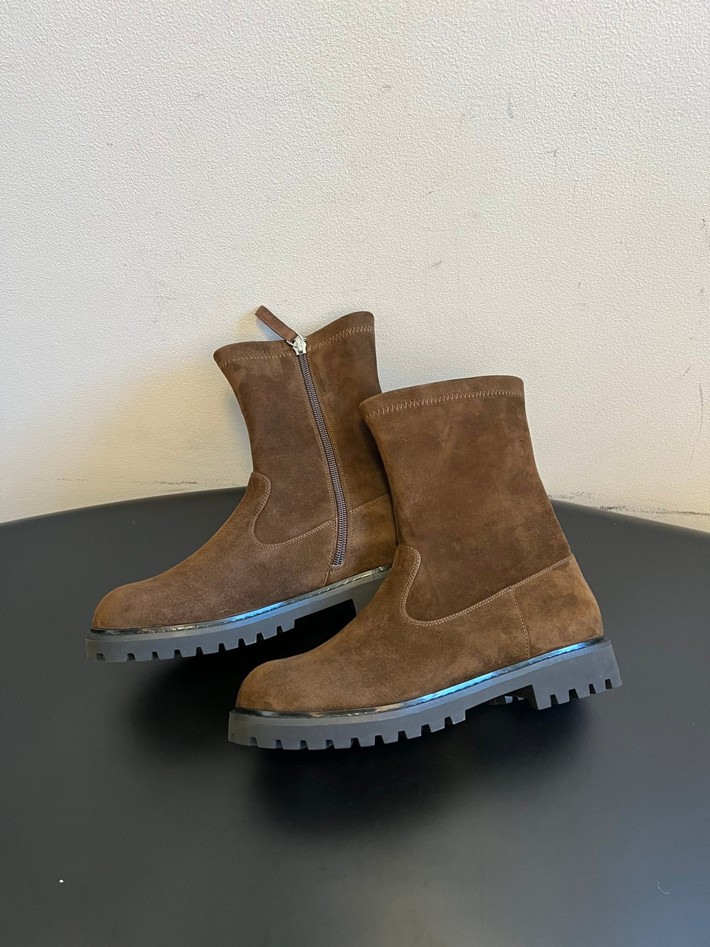 The Row 2025 Boot Brown Suede 561645
