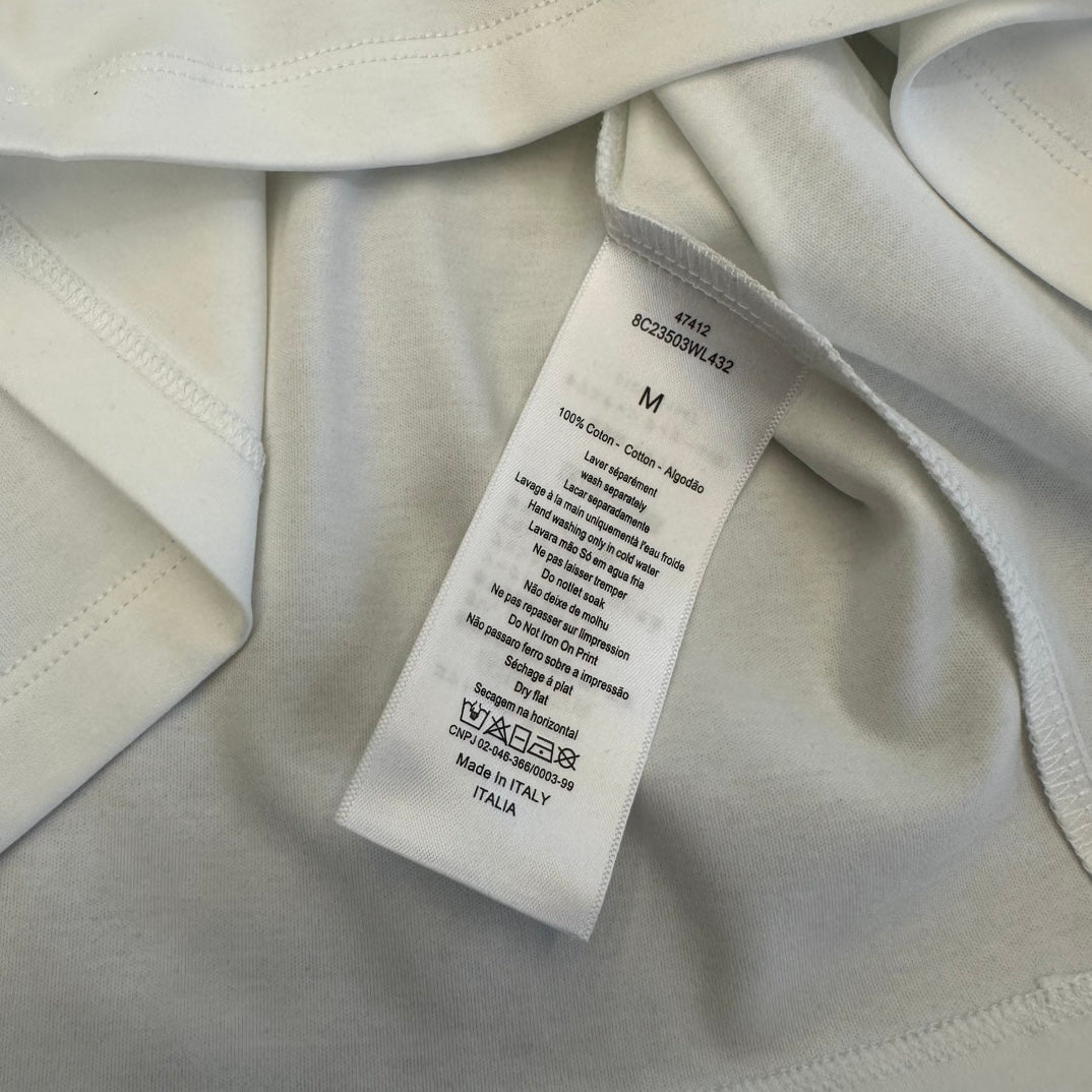 CD SS26 Short-Sleeve T-Shirt Floral Heart Cotton 350887