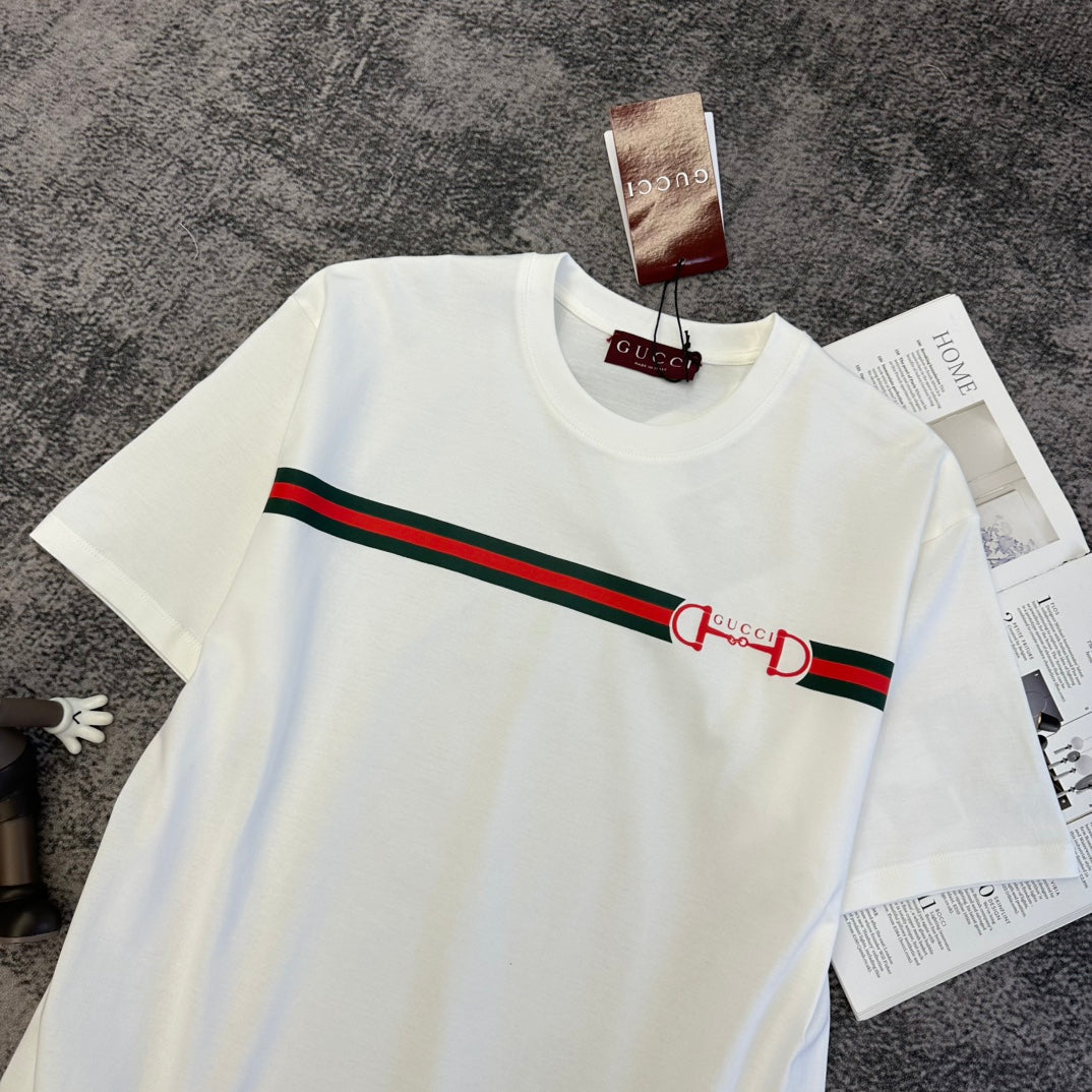 GG SS26 Short-Sleeve T-Shirt White Cotton 350719