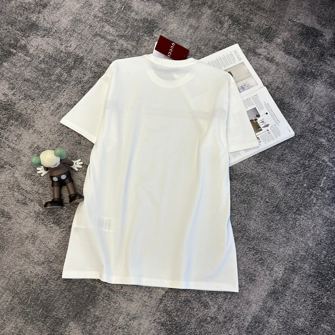 GG SS26 Short-Sleeve T-Shirt White Cotton 350719