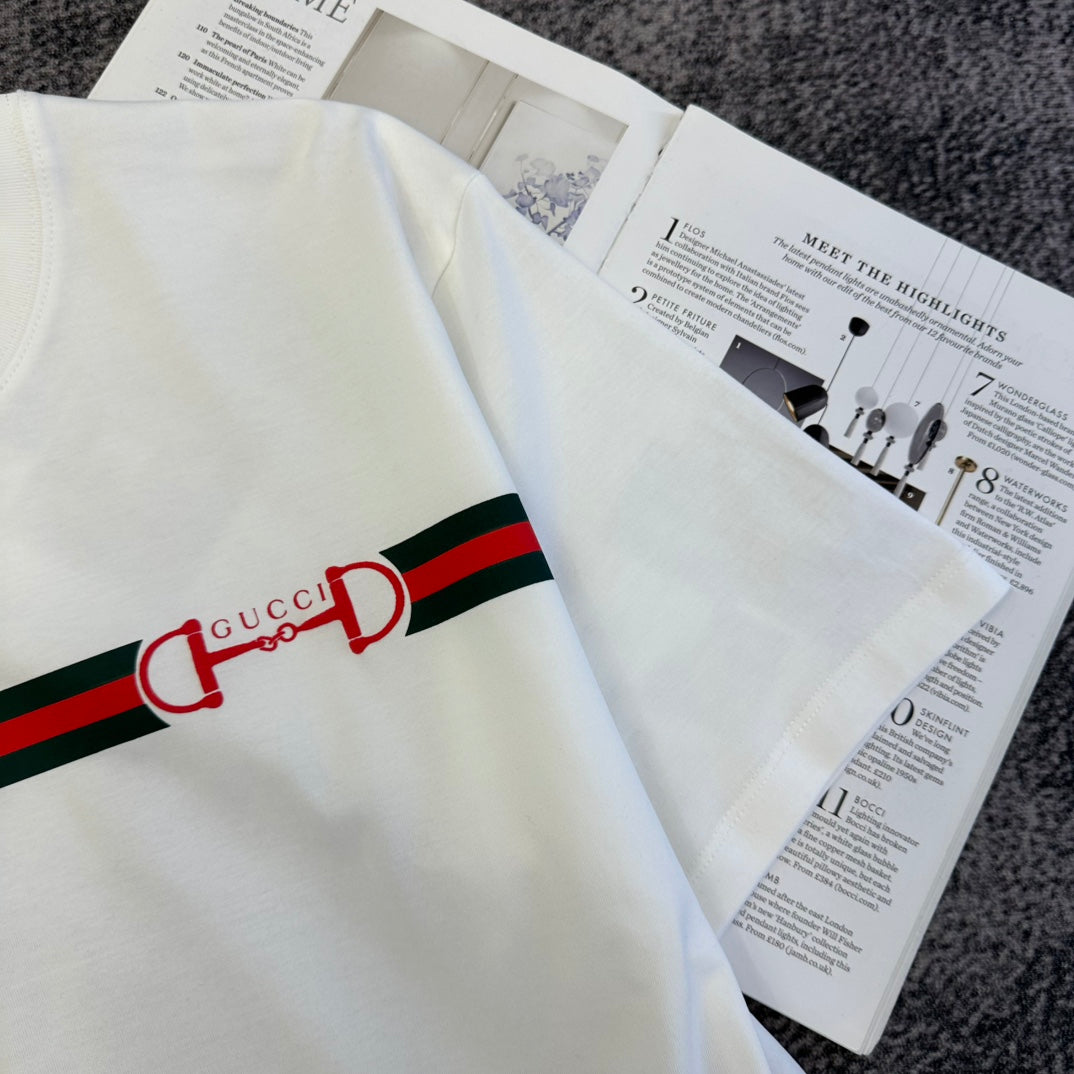 GG SS26 Short-Sleeve T-Shirt White Cotton 350719