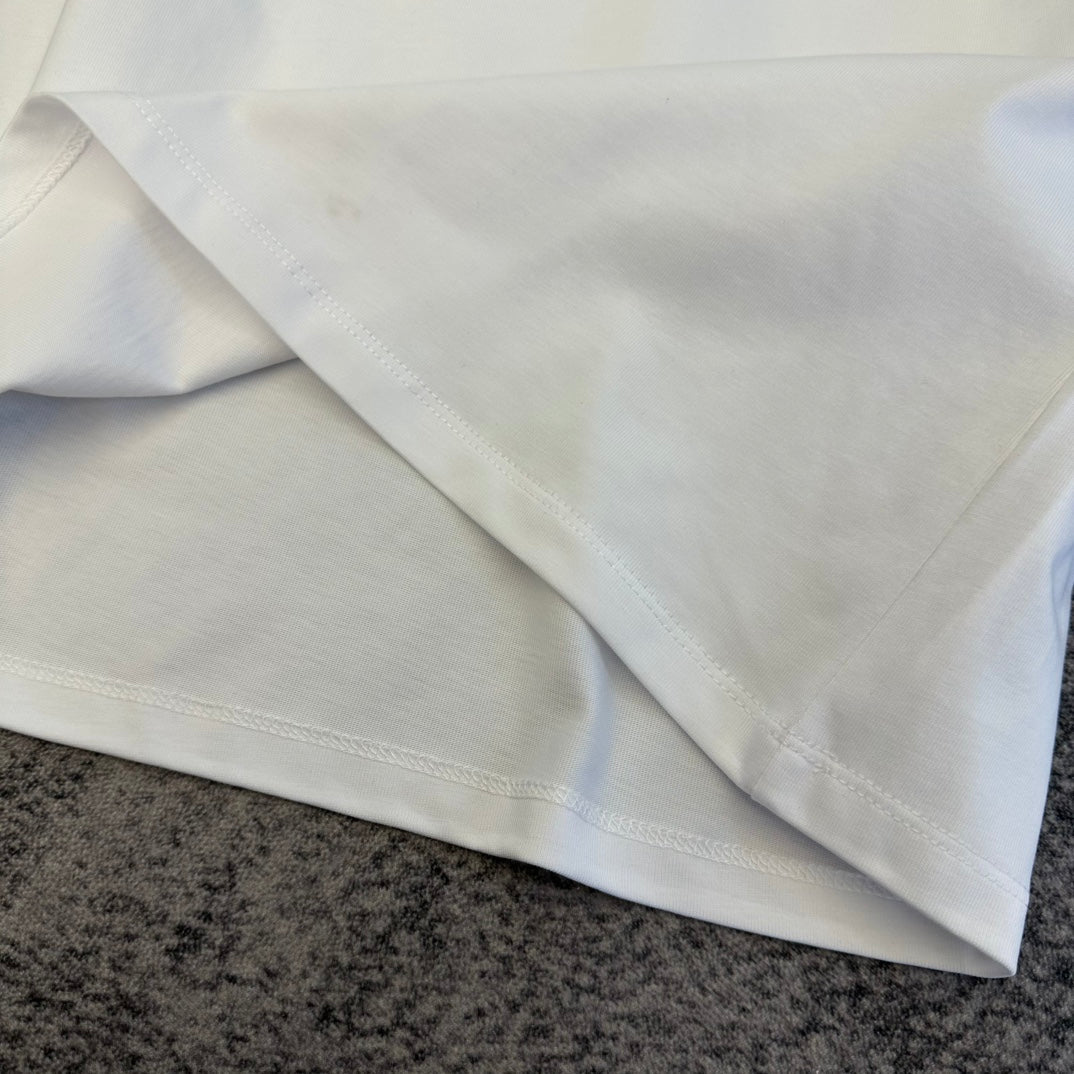 GG SS26 Short-Sleeve T-Shirt White Cotton 350766