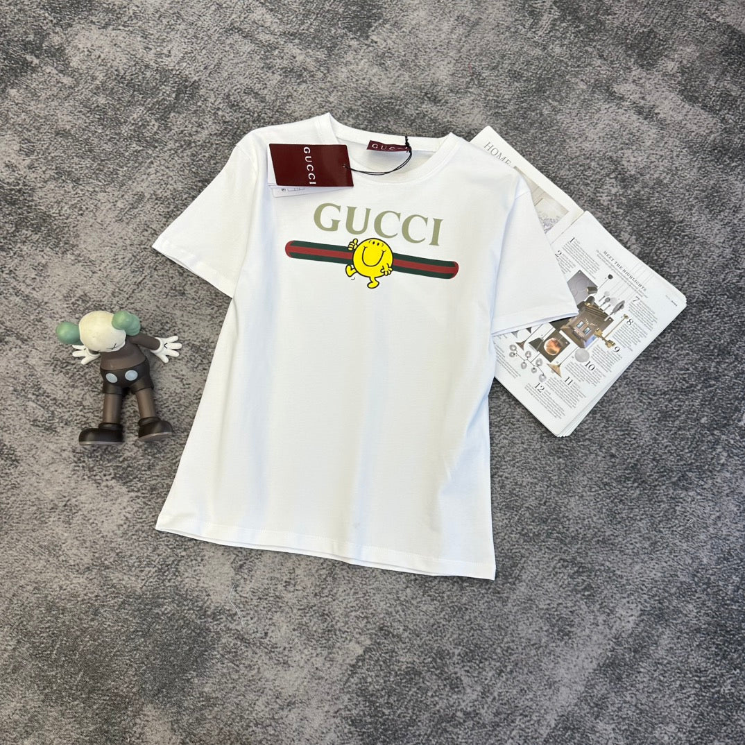 GG SS26 Short-Sleeve T-Shirt White Cotton 350766