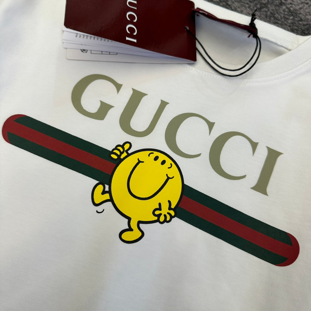 GG SS26 Short-Sleeve T-Shirt White Cotton 350766