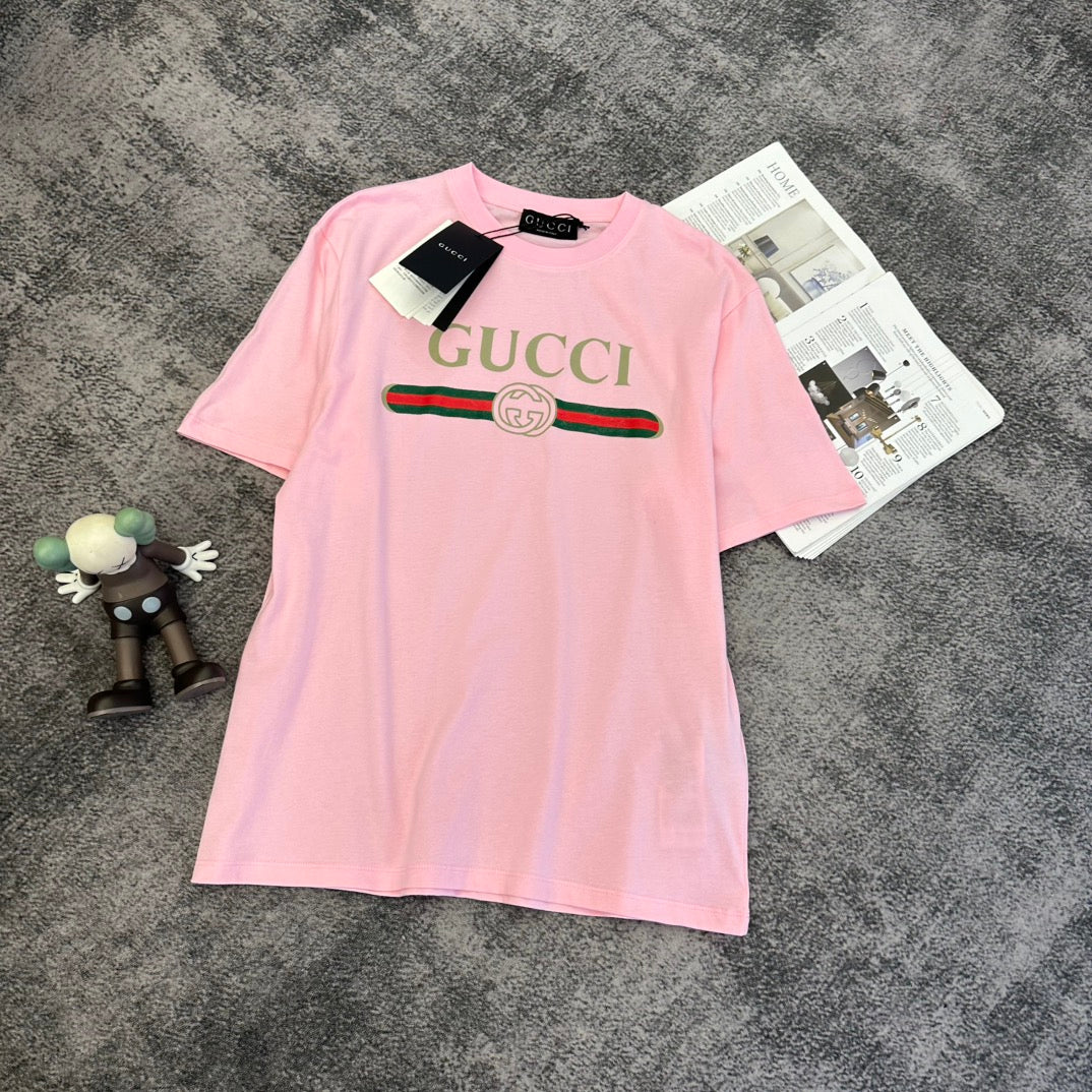 GG SS26 Short-Sleeve T-Shirt Logo-print Cotton 350762