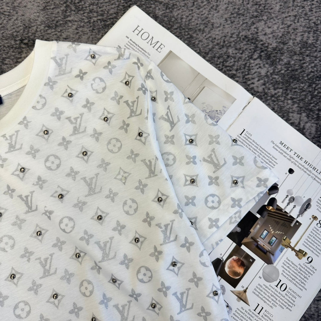 GG SS26 Washed Monogram T-shirt Cotton 350656