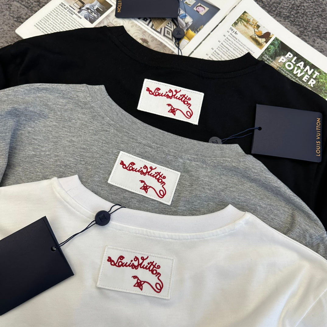 LV SS26 Vivienne Patch Pocket T-Shirt Cotton 350569