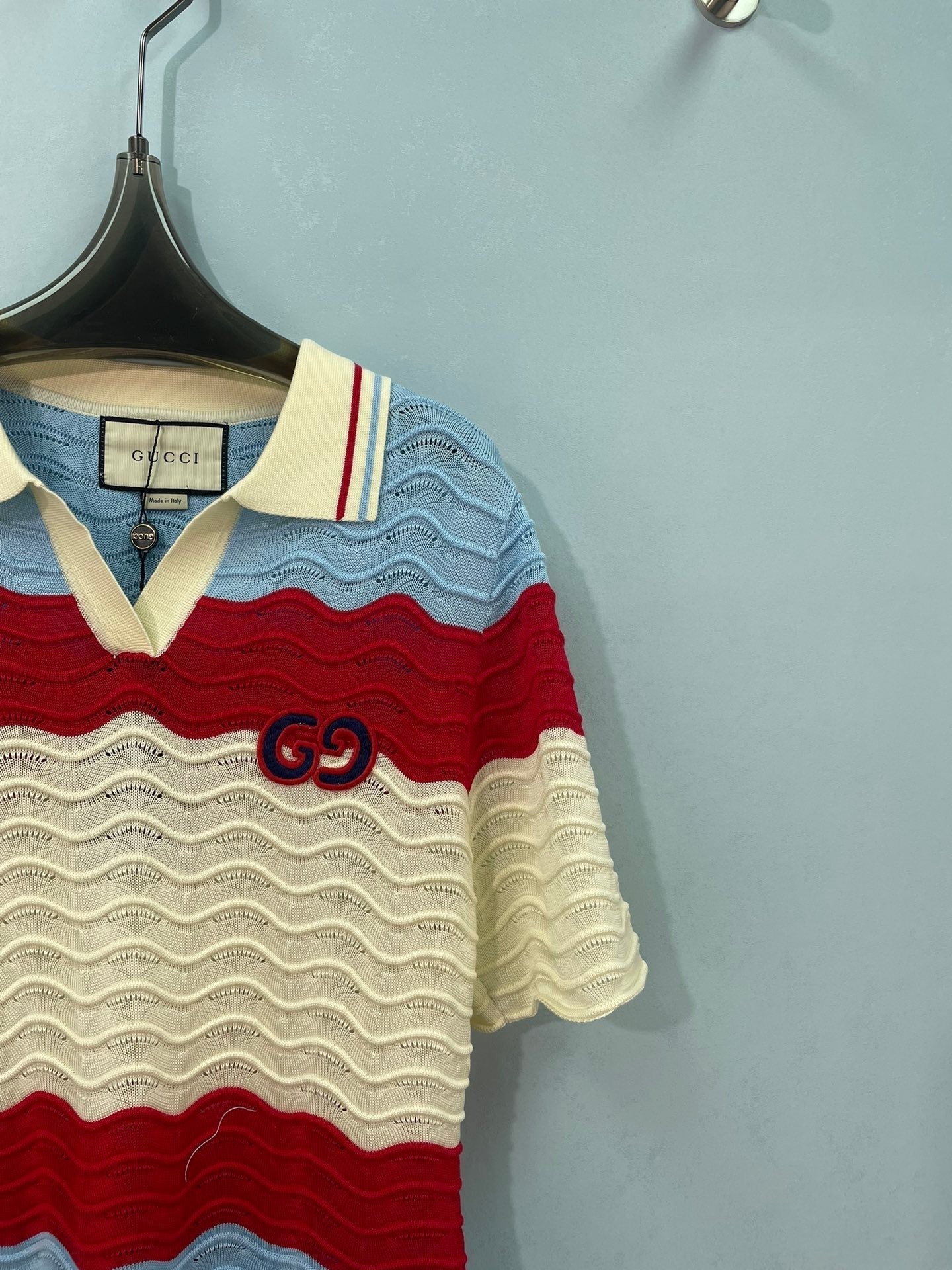 Gucci 26s Short-Sleeve Knit T-Shirt 498