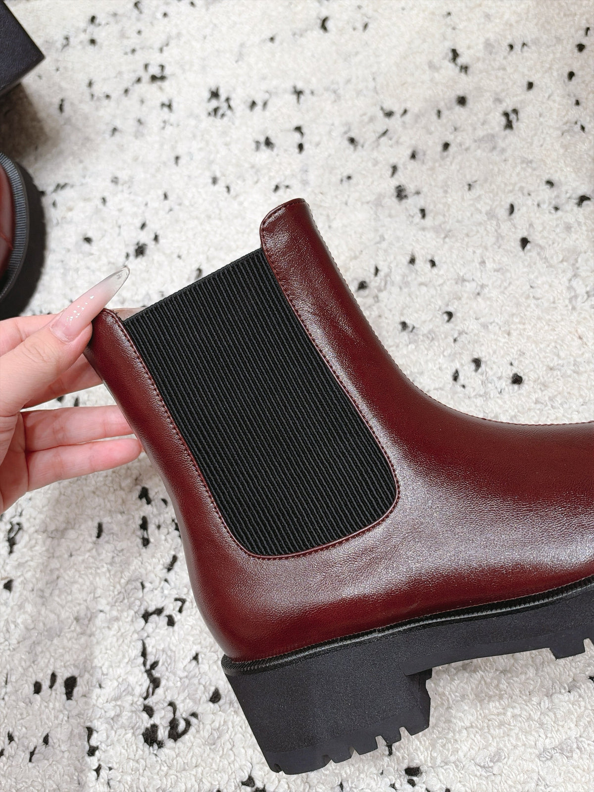 CC Dr. Martens-Style Chelsea Ankle Boots Leather 180275
