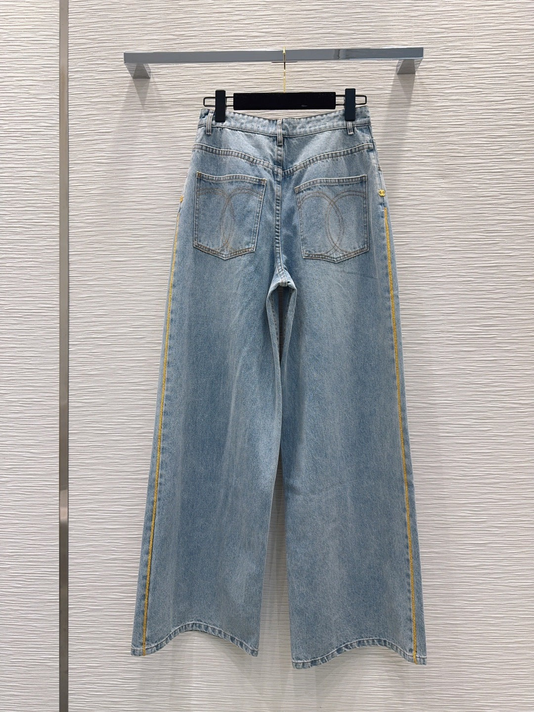 CC 26S Wide-Leg Denim Jeans Cotton 436534