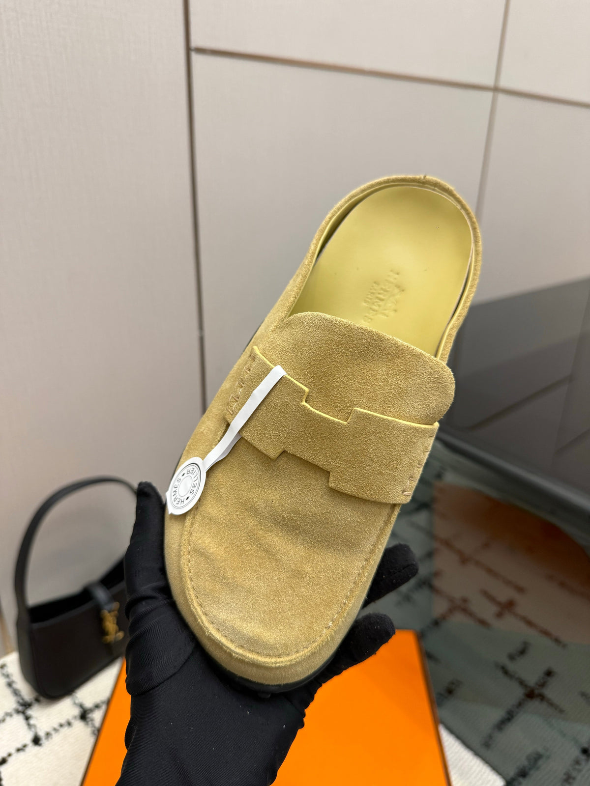 Hermes 2026 Mix Flat Mule Suede 179499