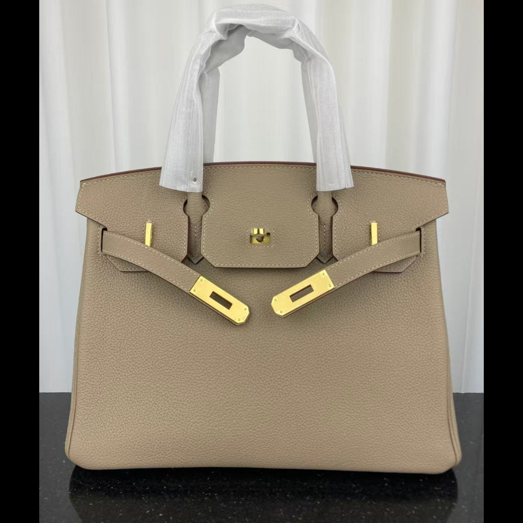 HM Birkin Bag 30 Light Taupe Togo Leather GHW