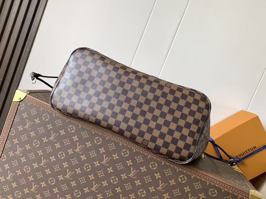 NEVERFULL GM 39 BROWN RED DAMIER AZUR