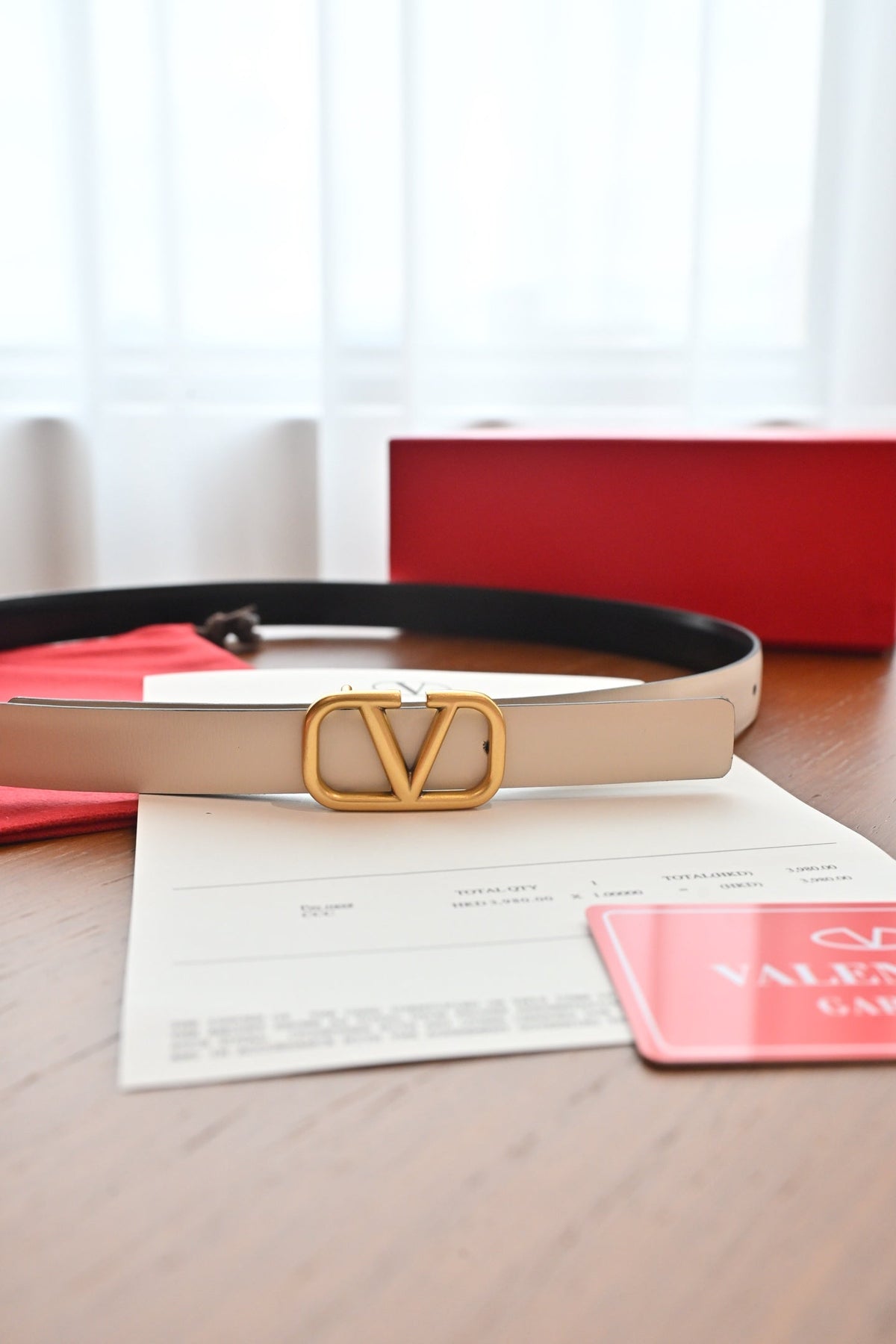 Valentino VLogo Signature Belt 2.0cm Cowhide 219545